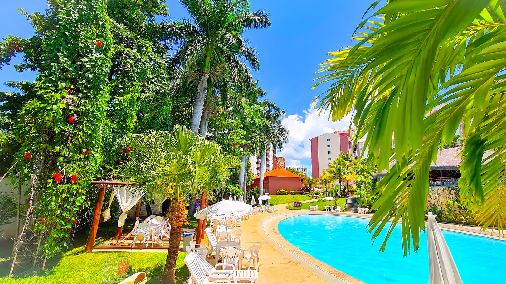 Condomínio Hot Springs Hotel no centro de Caldas Novas