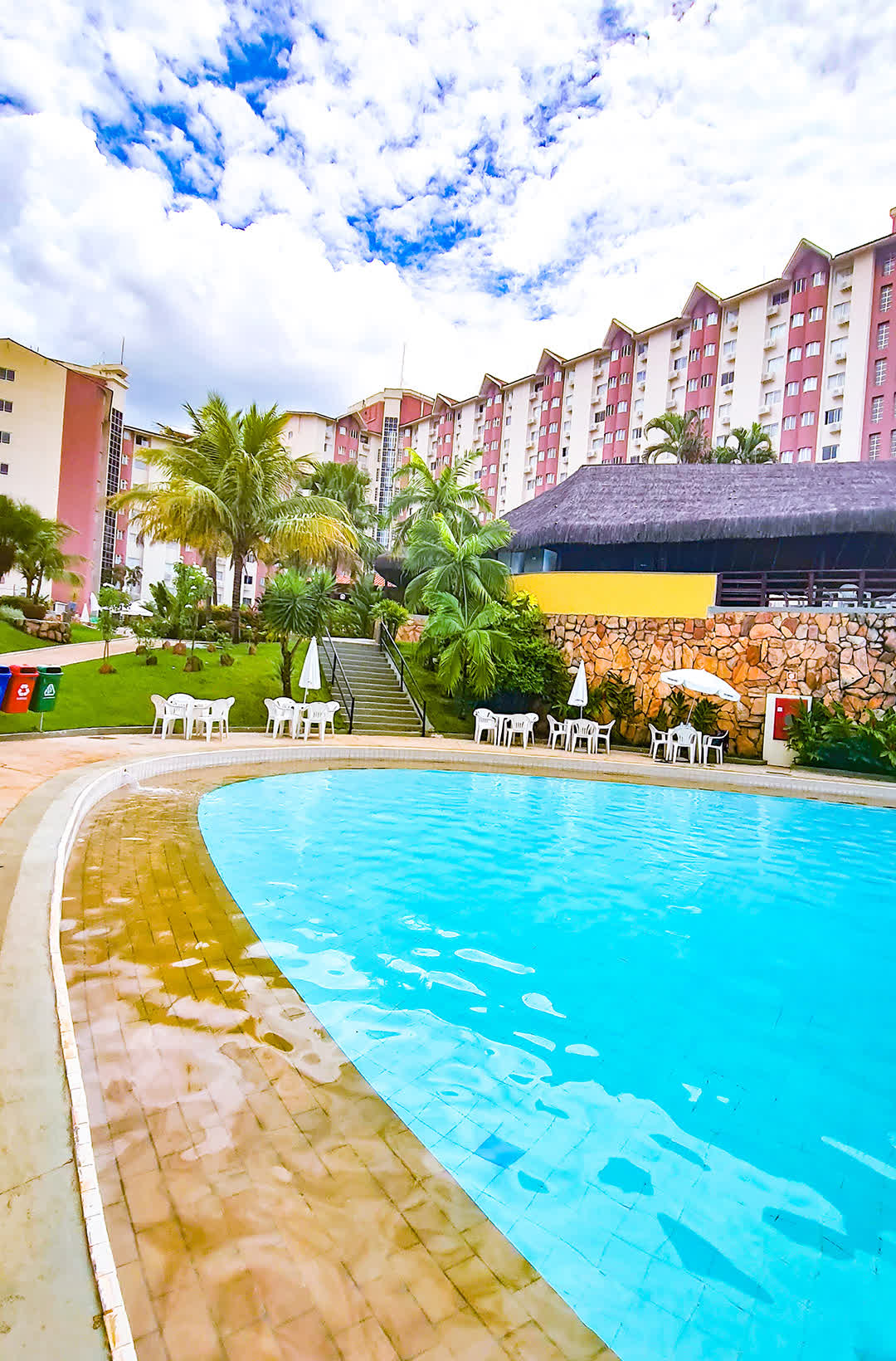 Condomínio Hot Springs Hotel no centro de Caldas Novas